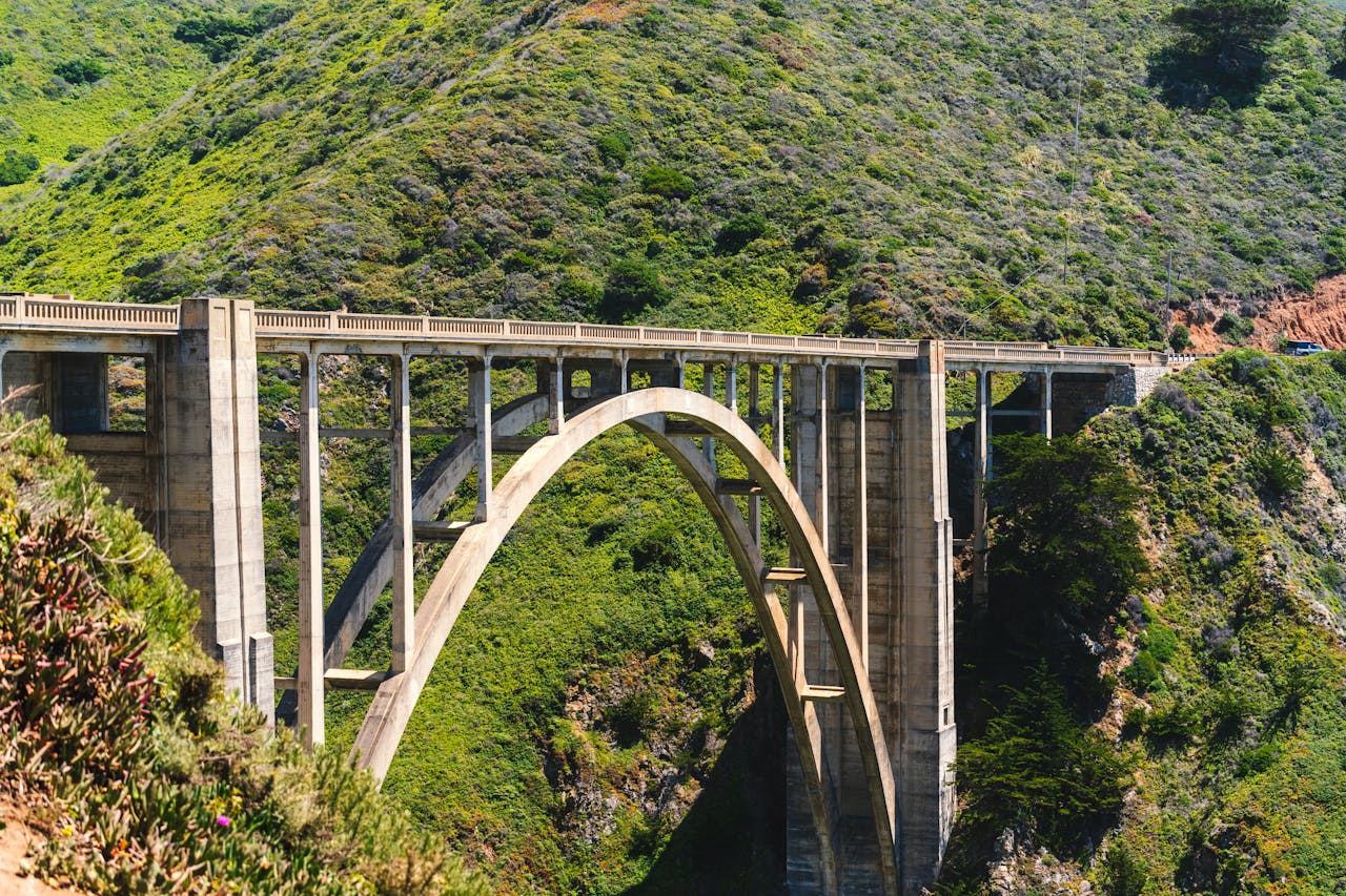 Bixby Bridge, one of the most iconic landmarks on California’s Highway 1